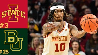 #3 Iowa State Cyclones vs #25 Baylor Bears Full Game CBS