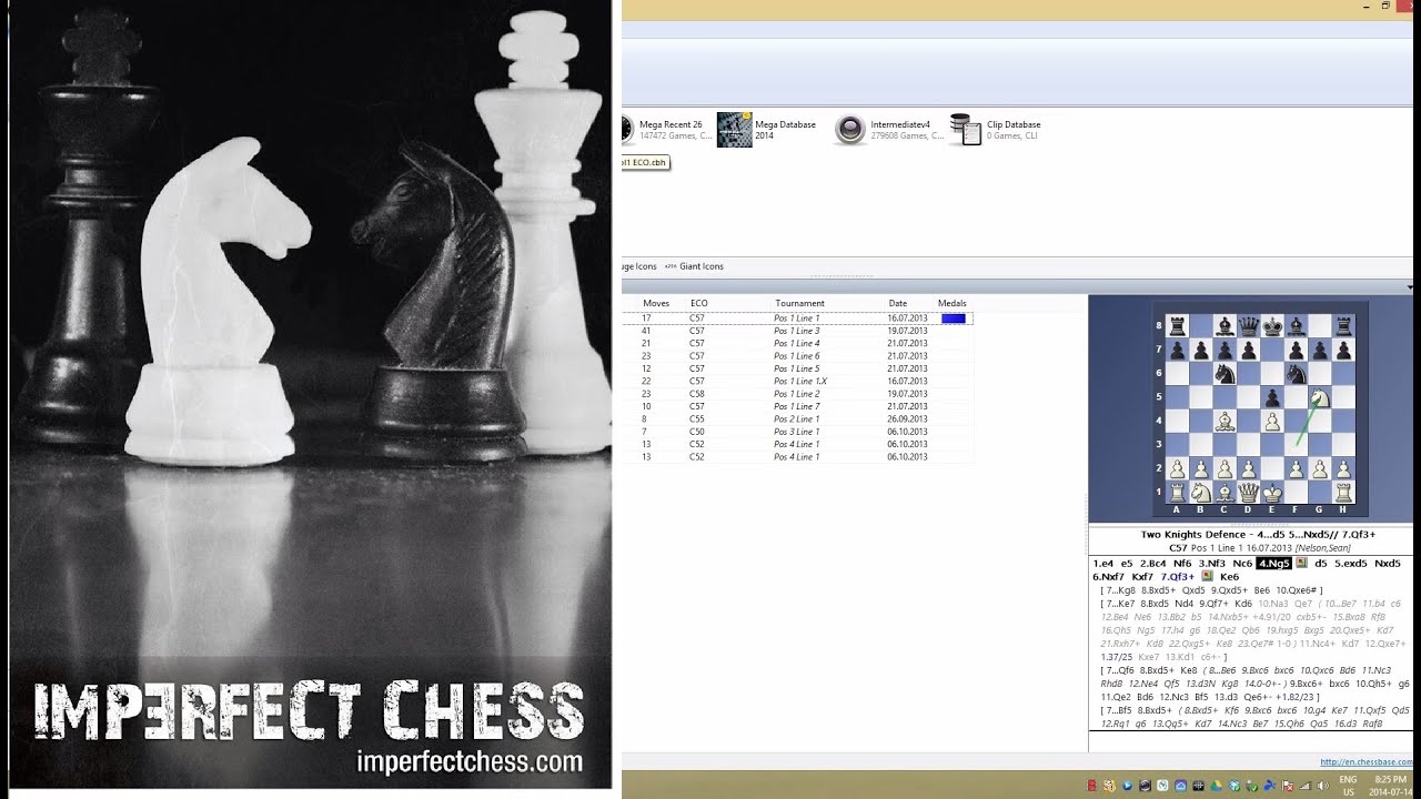 Chessbase 12 Training Feature And Openings Youtube