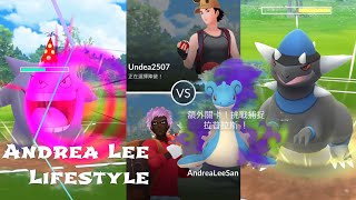 《Pokemon Go》與好友Undea2507高級聯盟對戰！暗影寶可夢乘龍拉普拉斯跑掉了ラプラス Lapras ! 5km孵出伊布！Go Battle League！