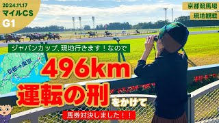 【マイルチャンピオンシップ】ジャパンカップ現地行きます！なのでどちらが東京まで運転か対決しました！【京都競馬場】