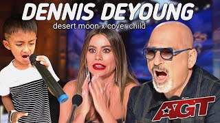 Agt The jury smiled when they heard this child's voice singing Dennis Deyoung so