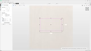 How to draw a rectangle in Vectric software | Creating Vectors | V12 Tutorials