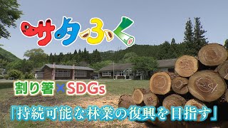 【SDGs 持続可能な林業の復興を目指す】サタふく・パネトーク（割り箸・磐城高箸）