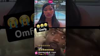 Nicki Minaj calls Ray J ugly on ig live #pinkfriday #nickiminaj #rayj #rap #barbie #barbz