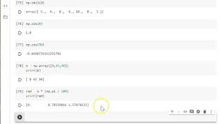 Numpy Mathematical Functions Trigonometry