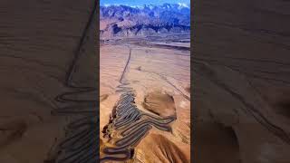 World's most winding road . Panlong Ancient road, China/盘山路