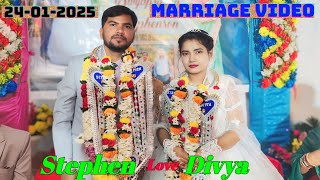 Marriage Full Video - Stephen Weds Divya - 24-01-2025 - Luhagudi Church