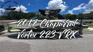 2017 Chaparral Vortex 223 VRX w/ Twin Rotax 4-TEC ECT 200 hp ( ONLY 89 Hrs)***Deland, FL***