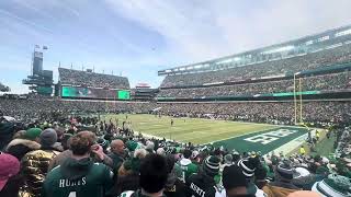 Eagles Rocky Intro \u0026 Kickoff Vs Commanders NFC Championship 2025