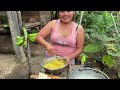 prepare tortillas de platano verde en el campo nathalia