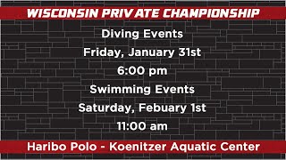 Swim and Dive Wisconsin Private Championships: Swimming