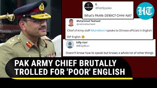 Pak Netizens mock their Army Chief over poor English; 'Sounds like Ratta-fication' | Watch