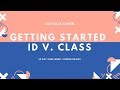 Getting Started : The Difference Between Id And Class in HTML
