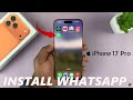 How To Download WhatsApp On iPhone 17 / 17 Pro