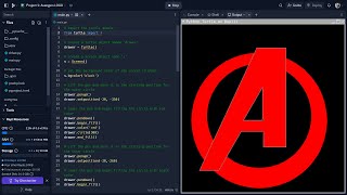 Creating the Avengers Logo with Python Turtle: Step-by-Step Tutorial