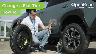 How to change a flat tire | OpenRoad Auto Group Live Stream