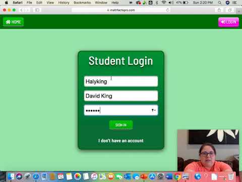 April 13 Logging Into Mathfactspro Youtube