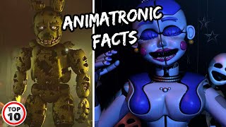Top 10 Scary FNAF Animatronic Facts | Marathon