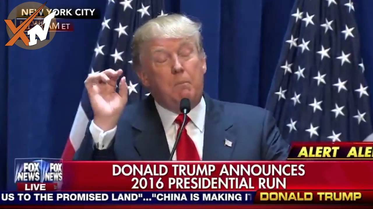 Donald Trump Announces Run For President - Trump Speech Presidential ...