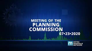 07/23/20 Planning Commission