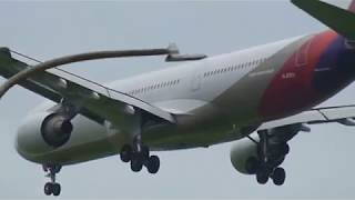 韓亞航空 Asiana Airlines A330-323(HL8293) OZ-711 仁川(ICN)→桃園(TPE) landing