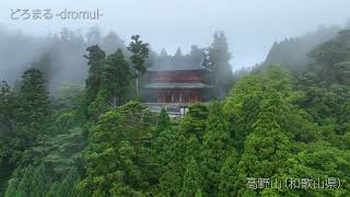 ドローンで和歌山県の高野山を空撮しました。　　I took an aerial shot of Koyasan in Wakayama Prefecture with a drone