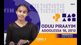 ODUU PIRAAYIM : ADOOLESSA 16, 2012