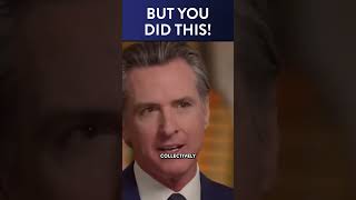 Watch Newsom's Face as Host Points Out the Cruelty of His Policies #Shorts | DM CLIPS | Rubin Report