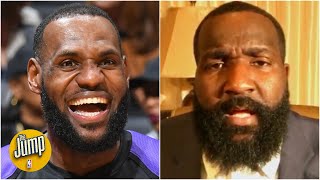 Reacting to LeBron’s disrespectful no-look 3-pointer vs. the Rockets | The Jump