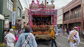 令和4年 土崎港曳山祭り 統前旭町二区 会所前