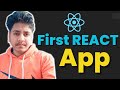 ReactJS Tutorial - 2 |  how to create first react app in visual studio code | reate react app | npx
