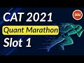 CAT 2021 Slot 1 Quant Marathon | Quant Solutions | 2IIM CAT Preparation