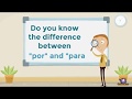 Por vs Para: How to use Por in Spanish