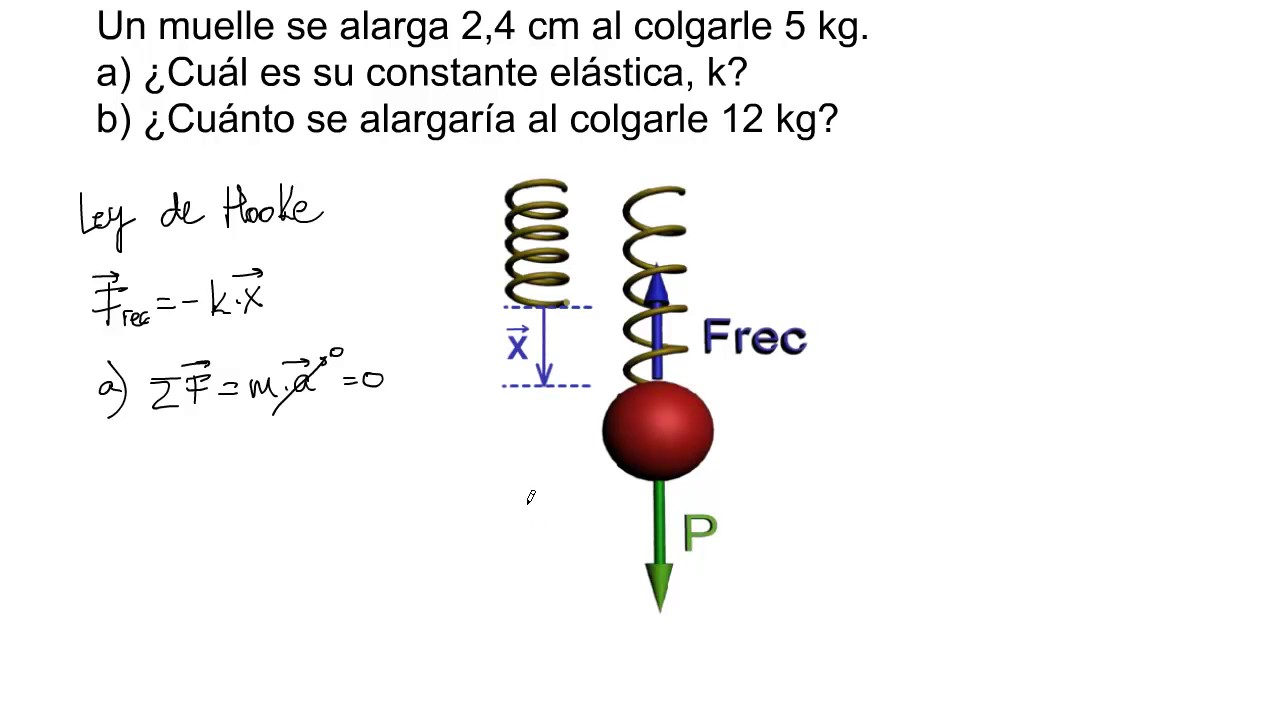 Ley De Hooke Ejercicios