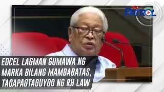 Edcel Lagman gumawa ng marka bilang mambabatas, tagapagtaguyod ng RH Law | TV Patrol