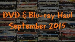 September DVD / Blu-ray Haul & Collection Update