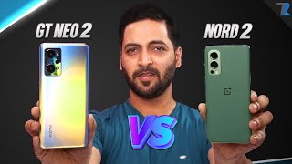 realme GT NEO 2 5G Vs Oneplus Nord 2 5G - Full Comparison | Display,Performance,Battery,Camera etc