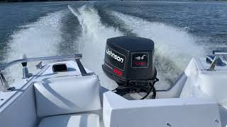 1977 Johnson 115 outboard idle to full throttle