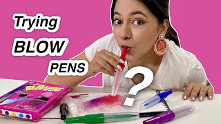 ART Using BLOW Pens? It Is Possible? 😱