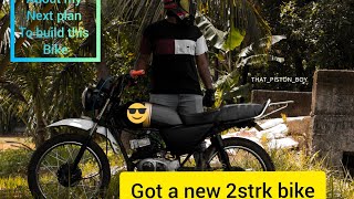 bought  a 2stroke bike🤩 ||tvs max 100||max100 modified