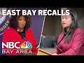 Voters favoring recalls of Oakland mayor, Alameda County DA