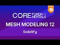 Using the Solidify Modifier in Blender | Mesh Modeling Fundamentals