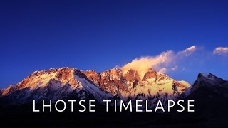 Timelapse of the Lhotse \u0026 Nuptse south faces