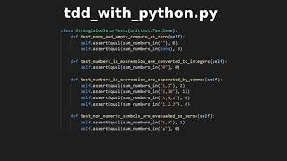 Python - TDD - Kata String Calculator