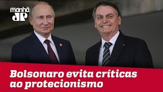 Apesar de pressão da China no Brics, Bolsonaro evita críticas ao protecionismo