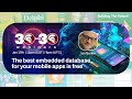 The best embedded database for your mobile apps is free! with Ian Barker