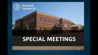 Hancock County, Indiana - Special Meeting - Prosecutor Data Dashboard 4/28/2026