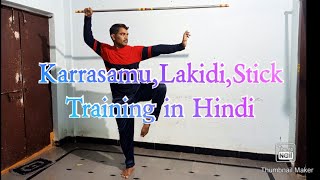 learn Stick Spine Karrasamu,Lakidi,Bo Staff,5 Basics Combination form