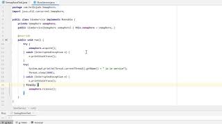 Java Semaphore Super Simple Example