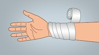 Bandaging Technique || Reverse Spiral